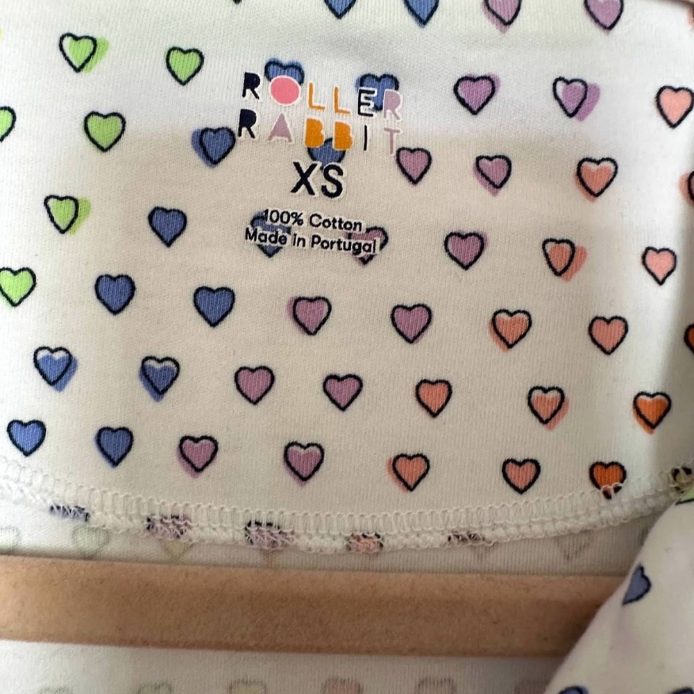 Roller Rabbit Multicolor Heart Pajama Set - Picture 5 of 6